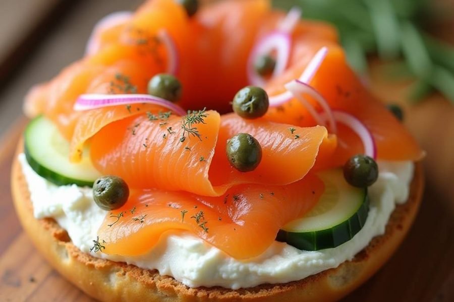 Classic Smoked Salmon Bagel Recipe