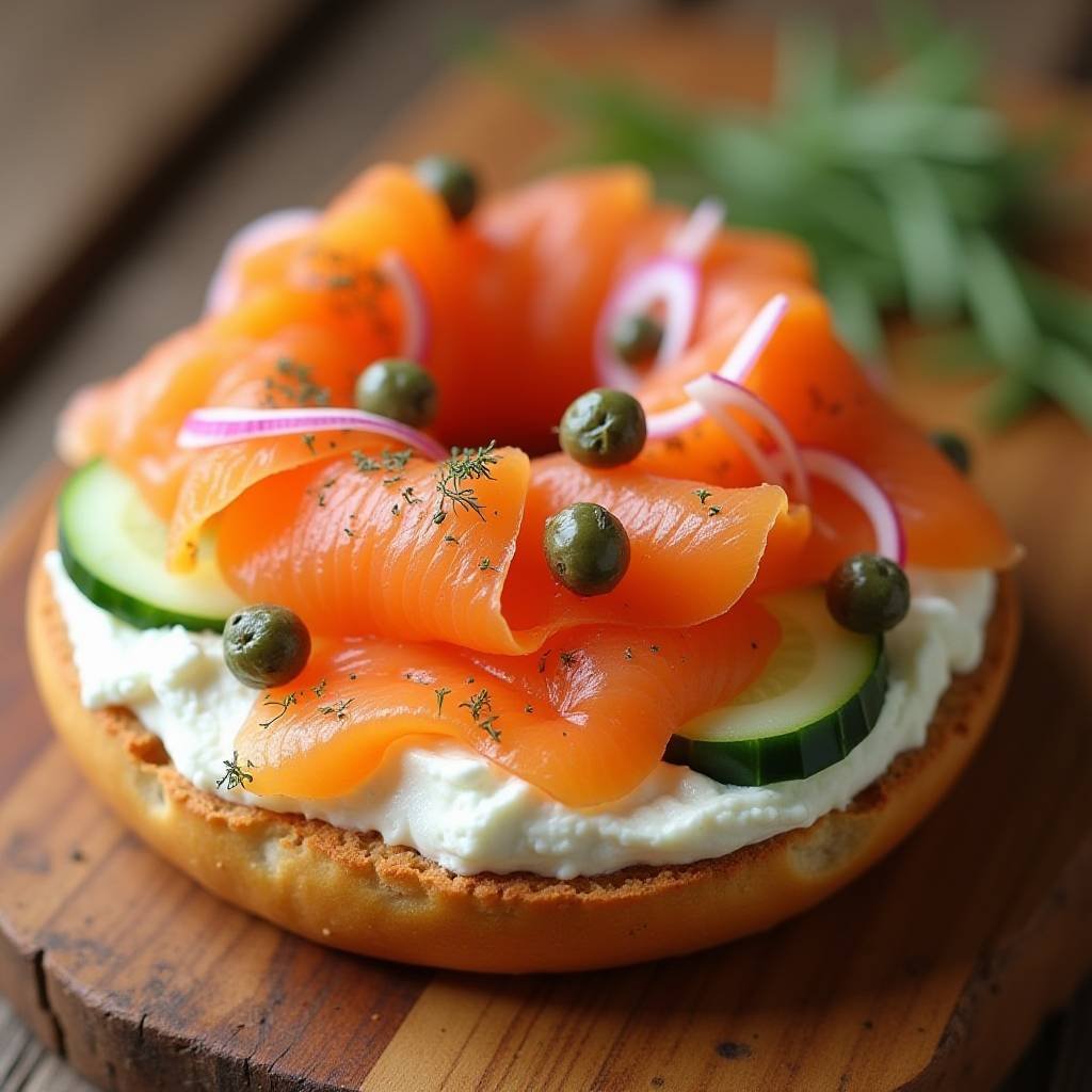 Classic Smoked Salmon Bagel Recipe