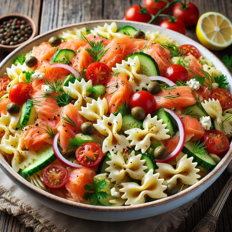 Pasta Salad with Smoked Salmon Recipe: A Creamy and Flavorful Dish