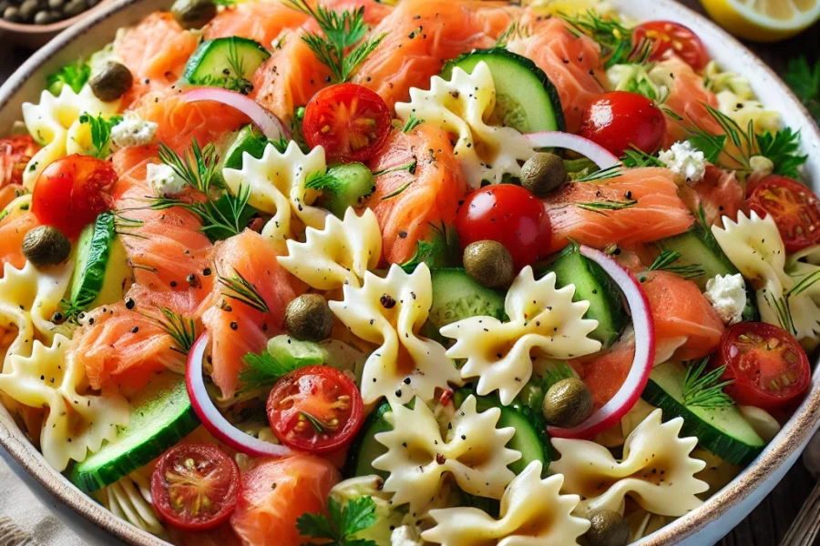 Pasta Salad with Smoked Salmon Recipe: A Creamy and Flavorful Dish